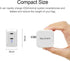 Milipow 40W Dual Ports PD3.0 USB-C Type-C Compact Charger Adapter Compatible with A Variety of Smartphones, IPad Pro, IPad Air, Google Pixel, AirPods, Apple Watch, and More
