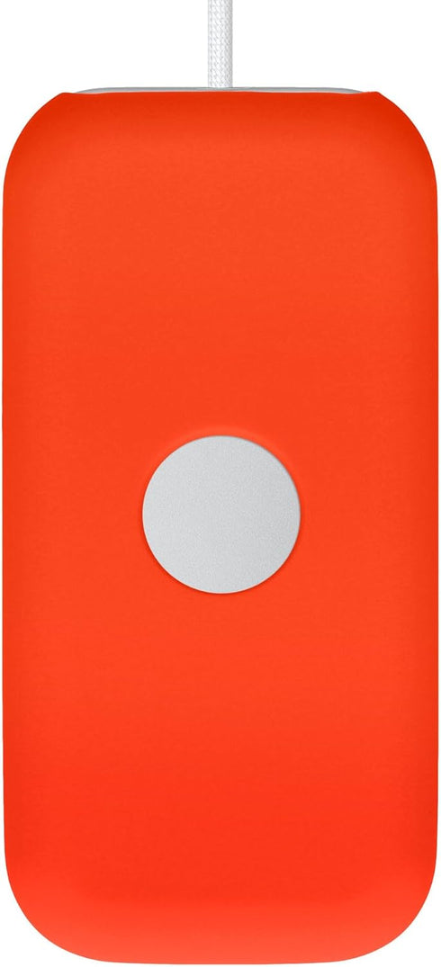 kwmobile Case for Apple Vision Pro Battery Case, Silicone Holder Protective Cover in Orange