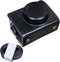 Rieibi ZV1F Case, Vintage PU Leather Camera Case for Sony ZV1F/ZV-1F/ZV-1M2/ZV-1 II Vlog Camera - Black Protective Case