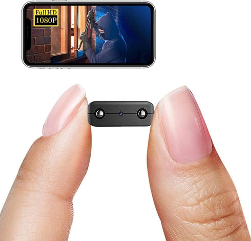 Smallest Spy Camera, HD1080P Wireless WiFi Security Camera, Nanny Cam Baby Monitor with Night Vision, Motion Detection