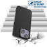TENOC Phone Case for iPhone 13 & iPhone 14, Black Anti-Fingerprint Protective Bumper Matte Cover for 6.1 Inch