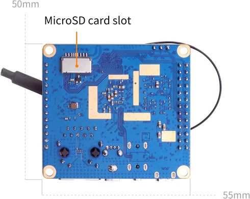 Zero 3 4G Single Board Computer, Allwinner H618, LPDDR4 Quad Core, 4K Display, WiFi Bluetooth Support