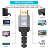 25 18Gbps 2.0 4K HDR10, 2.2, TV/HDTV/PS5/Blu-ray Highwings High-Speed FT HDMI Cable, Braided HDMI Cord, HDR, HDCP ARC