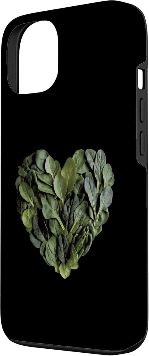 Spinach Heart Design 13 Vegetable Spinach Heart Case for iPhone