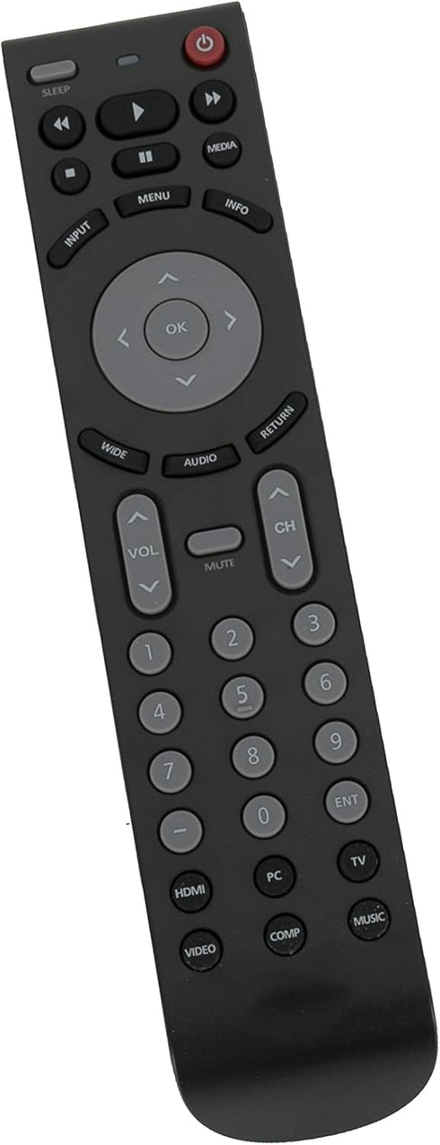New RMT-JR01 Replacement Remote Compatible with JVC LED HD Smart TV Models JLC32BC3000, JLC42BC3002, EM39T
