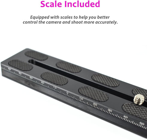 Aluminum Quick Release Plate 120mm for DJI Ronin SC Gimbal - Arca-Swiss Compatible