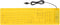 Foldable Silicone Keyboard, 108 Keys Waterproof Rollup USB Wired Keyboard for PC, Laptop, Notebook (Yellow)