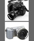 40.5mm Metal Lens Hood & Lens Cap for Sony A6600 A6400 E-Mount 16-50mm Lens, Nikkor 10-30mm Lens (1+1 Pack)