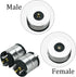 KFAREJGOAE 10 2 8mm Pieces Magnet Male Female Pin Magnetic Cable Magnetic LED Light Power Socket Terminal Accessories