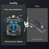 SMALLRIG Quick Release Plate Drop-in HawkLock Mini Camera Mount Adapter with 1/4" Screw for Tripod