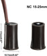 uxcell N.C. Recessed Wired Security Window Door Contact Sensor Alarm Magnetic Reed Switch Brown RC-33 2pcs