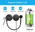 Motorcycle Helmet Wireless Bluetooth Headset - Slim 0.27 inches Headphones with Microphone Sound System for Helmets