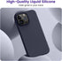 OTOFLY Designed for iPhone 15 Pro Case, Silicone Shockproof Slim Thin Phone Case for iPhone 15 Pro(6.1 inch), (Midnight Blue)