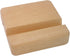 GAMMOOD (0.8 3.1 3.1) Beech Wood Phone Stand, Square Shape Double Slot Wooden Phone Holder