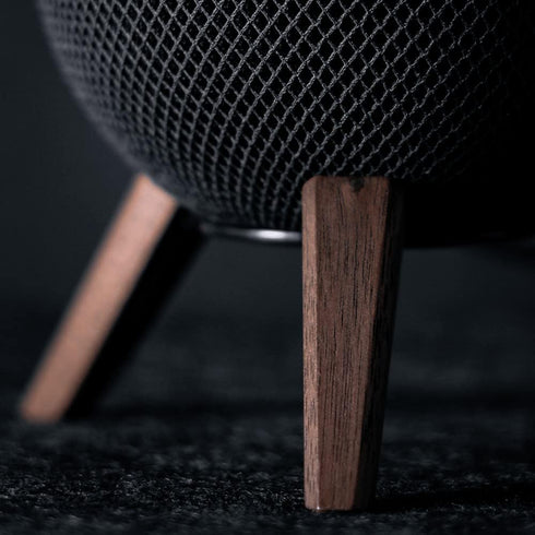 Real Wood Tripod for HomePod Mini, Black Walnut