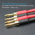 UCINNOVATE 2 Pack High-end Pure Copper HIFI OFC Speaker Wire Cable with Gold-Plated Banana Plugs, 2m