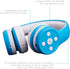 Kids Wireless Headphones, Bluetooth 5.0, 15 Hours Play, 93db Volume Limited with Built-in Mic for School