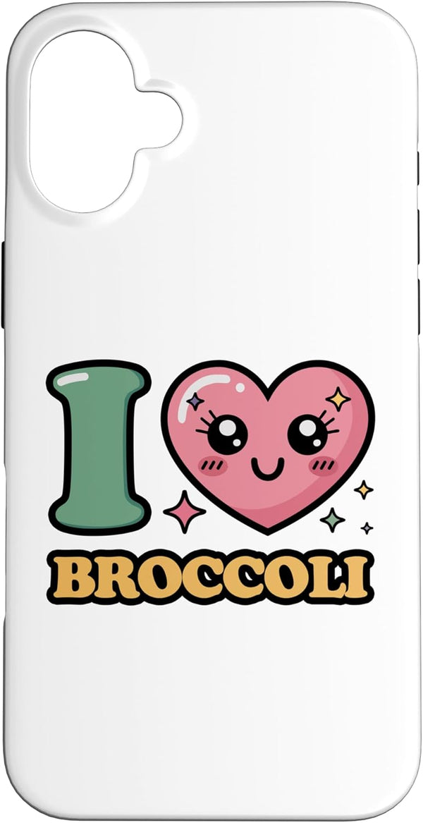 I heart Broccoli I Love Broccoli Case for iPhone 16 Plus