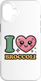 I heart Broccoli I Love Broccoli Case for iPhone 16 Plus