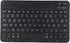 French European AZERTY Bluetooth Keyboard, 10inch Slim Portable Tablet Keyboard with Brushed Metal Texture for Phone
