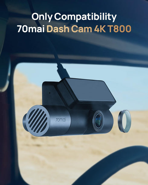 70mai T800&T800E CPL Filter for Dash Cam, Anti-Glare Polarizing Lens with Snap-On Design, Scratch-Resistant & Enhance
