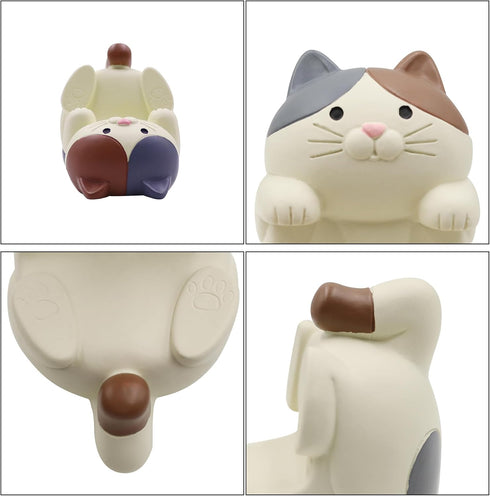 Unique Cute Cell Phone Stand Car Holder, Fun 3D Cartoon Cat Rabbit Animal Design Mobile Phone Tablet Bracket for Desk