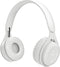 Upgraded Wireless Bluetooth Noise Cancelling Headphones with Mic, Fast Charging, Soft Earpads, Deep Bass, White