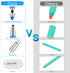 Stylus Pen for iPhone, Capacitive Stylus Pencil with Magnetic Cap, 2 in 1 Kids Touch Screens Stylist Pens Compatible