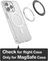 metisinno Magnetic Base Compatible with PopSocket Phone Grips and iPhone MagSafe Cases, Black Sparkle Glitter