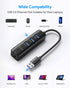 USB to Ethernet Adapter, ABLEWE 3 Ports USB 3.0 Hub with RJ45 1Gbps Gigabit Ethernet Adapter, for MacBook Air 2017,