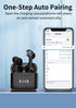 Wireless Earbuds Bluetooth 5.3 - Noise Cancelling, LED Power Display, IPX6 Waterproof Stereo MINI Earphones with