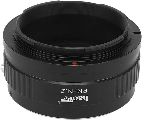 Z7II Z6ii Z6 Z7 Z50 Haoge Manual Lens Mount Adapter for Pentax K PK Lens to Nikon Z Mount Mirrorless Camera Such as