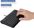 Super Mini Wired Keyboard MCSaite Full Size 78 Keys Keypad Small Portable Fit with Professional or Industrial Use