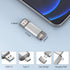 RAOYI 128GB 2 1 3.0 USB C Flash Drive, in USB Type C Dual OTG Metal Thumb Drive Jump Drive Memory Stick with Keychain