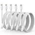 USB C to Cable 5 Pack, 6FT Fast Charger for Phone 14 13 12 11 Pro Max Xr Xs 8 and More
