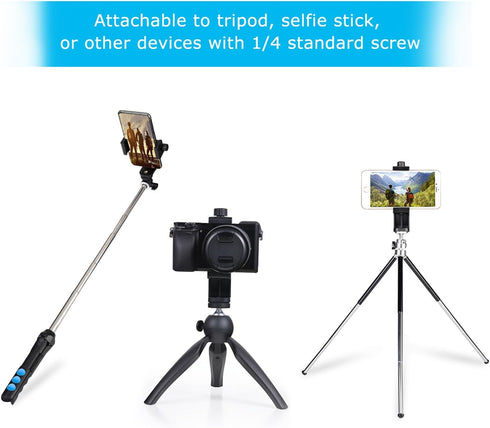 SharingMoment 1/4 inch Premium Smartphone Holder/Vertical and Horizontal Tripod Mount Adapter Rotatable Bracket