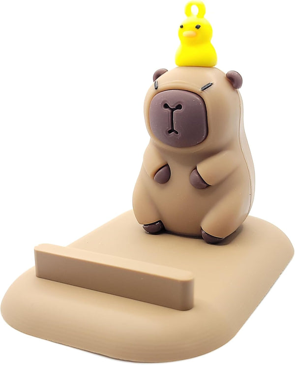 HomeCozi Capybara Phone Stand (Ducky) - Sturdy Universal Holder for Smartphones, iPhone &
