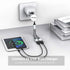 USB Splitter, USB A Male to 2 Female Extension Cable, 4Ft Long USB Y Splitter for Charging and Data Transfer for