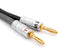 Silverback Speaker Wire by Sewell, 12 AWG, with Silverback Banana Plugs, OFC, 259 Strand Count, 3 ft