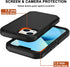 RubCase 13 2 13 for iPhone Case with Belt Clip Holster, x Screen Protector, Heavy Duty Military Grade Full Body