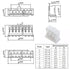 1550PCS JST PH 2.0mm Connector Assortment Kit, 2.0mm Pitch Male Female Housing Adapter Plug Terminal