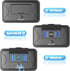 Hapytrip 78W 4 12V 36W 18W QC3.0 Port USB Outlet Wall Mount, Dual PD & Dual Lightweight Surface Mount Charger Socket