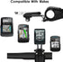 Thinvik Out-Front Extended Bike Computer Mount for Wahoo, GoPro Combo Mount for Wahoo Mini, Elemnt GPS