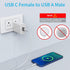 USB C Female to USB Male Adapter (8 Pack),Type C to USB A Charger Cable Adapter for iPhone 11 12 13 14 15 Pro Max,Samsung Galaxy Note 10 S20 Plus 20 S20+ 20+ Ultra,Google Pixel 5 4 4a 3 3A 2 XL