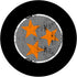 Retro TN Flag Distressed Gray & Orange Tennessee State Flag PopSockets Swappable PopGrip