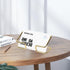 CREECHWA Gold Desk Accessories, Electroplated Metal Phone Holder and Bussiness Card Stand, Cute Office Supplies