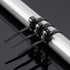 XINGO 100PCS 8 inch Zip Ties with Screw Hole, Heavy Duty Nylon Cable Tie for Indoor & Outdoor