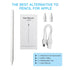 Stylus Pen 3rd Gen, USB-C Charging & Magnetic Wireless Charging, Tilt Sensitivity, Compatible with iPad Pro 11"/12.9",