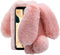 Rabbit Fur Ball Case for Samsung Galaxy Note 8 - Luxury Cute 3D Diamond Winter Warm Soft Furry Phone Cover