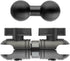 Bulletpoint Drop-Down Lower Phone Placement Kit 20mm-20mm Connector with 1cm Mounting Arm for Vehicle Phone Mounts